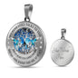 My Mind Still Talks To You Hummingbirds Tree Of Life SP2209023 Luxury Necklace with Back Engraving