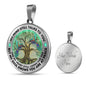 AG1308063 My Mind Still Talks To You Hummingbirds Tree Of Life Luxury Necklace with Back Engraving