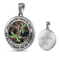 AG2008048 My Mind Still Talks To You Dragonflies Tree Of Life Luxury Necklace with Back Engraving