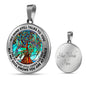 AG2208079 My Mind Still Talks To You Hummingbirds Tree Of Life Luxury Necklace with Back Engraving
