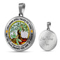 AG1308049 My Mind Still Talks To You Dragonflies Tree Of Life Luxury Necklace with Back Engraving