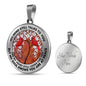 AG2508046 My Mind Still Talks To You Red Cardinals Flower Luxury Necklace with Back Engraving