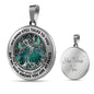 AG2208078 My Mind Still Talks To You Hummingbirds Silver Tree Of Life Luxury Necklace with Back Engraving