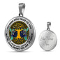 AG0608132 My Mind Still Talks To You Hummingbirds Gold Celtic Knot Tree Of Life Luxury Necklace with Back Engraving