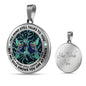 AG2008059 My Mind Still Talks To You Hummingbirds Tree Of Life Luxury Necklace with Back Engraving
