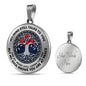 AG0608085 My Mind Still Talks To You Red Cardinals Silver Celtic Knot Tree Of Life Luxury Necklace with Back Engraving