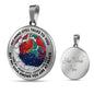AG2008038 My Mind Still Talks To You Red Cardinals Cardinals Tree Of Life Luxury Necklace with Back Engraving