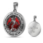 AG2208060 My Mind Still Talks To You Red Cardinals Silver Tree Of Life Luxury Necklace with Back Engraving