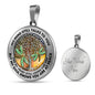 AG2208070 My Mind Still Talks To You Dragonflies Tree Of Life Luxury Necklace with Back Engraving