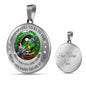 My Mind Still Talks To You Purple Butterflies Celtic Tree Of Life And Moon SP1909038 Luxury Necklace with Back Engraving