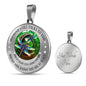 My Mind Still Talks To You Blue Dragonflies Celtic Tree Of Life And Moon SP1909049 Luxury Necklace with Back Engraving