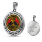 AG0408073 My Mind Still Talks To You Red Cardinals Gold Celtic Knot Tree Of Life Luxury Necklace with Back Engraving