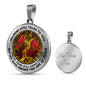 AG2208051 My Mind Still Talks To You Red Cardinals Gold Tree Of Life Luxury Necklace with Back Engraving