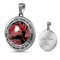 AG2208050 My Mind Still Talks To You Red Cardinals Tree Of Life Meditation Luxury Necklace with Back Engraving