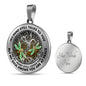 AG2208073 My Mind Still Talks To You Dragonflies Silver Tree Of Life Luxury Necklace with Back Engraving