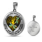 TQ0403 My Mind Still Talks To You Dragonfly Heart Tree Of Life Luxury Necklace with Back Engraving