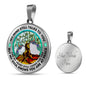 AG1308060 My Mind Still Talks To You Hummingbirds Tree Of Life Luxury Necklace with Back Engraving