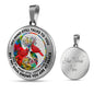 AG2108035 My Mind Still Talks To You Red Cardinals Yin Yang Tree Of Life Luxury Necklace with Back Engraving
