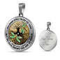 AG2108048 My Mind Still Talks To You Dragonflies Tree Of Life Luxury Necklace with Back Engraving