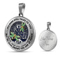 AG1208032 My Mind Still Talks To You Dragonflies Silver Celtic Tree Of Life Luxury Necklace with Back Engraving