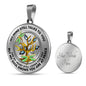 JL2207008 My Mind Golden Dragonflies Gold Diamond Tree Of Life Luxury Necklace with Back Engraving