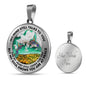 AG2508066 My Mind Still Talks To You Hummingbirds Flower Luxury Necklace with Back Engraving