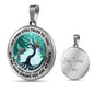 AG1508035 My Mind Still Talks To You Hummingbirds Tree Of Life Luxury Necklace with Back Engraving