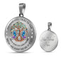 My Mind Still Talks To You Turquoise Butterflies Tree Of Life Craft SP1909044 Luxury Necklace with Back Engraving