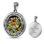 AG2908082 My Mind Still Talks To You Dragonflies Flower Luxury Necklace with Back Engraving