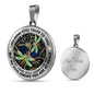 AG2008050 My Mind Still Talks To You Dragonflies Tree Of Life Luxury Necklace with Back Engraving