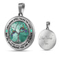 AG1308059 My Mind Still Talks To You Hummingbirds Tree Of Life Luxury Necklace with Back Engraving