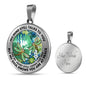 AG2408065 My Mind Still Talks To You Dragonflies Flower Luxury Necklace with Back Engraving