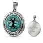 AG1308057 My Mind Still Talks To You Hummingbirds Tree Of Life Luxury Necklace with Back Engraving