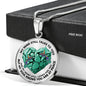 SP0109051 Mind Still Talks To You Hummingbirds Broken Heart Of Rocks Luxury Necklace with Back Engraving