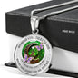My Mind Still Talks To You Purple Butterflies Celtic Tree Of Life And Moon SP1909035 Luxury Necklace with Back Engraving