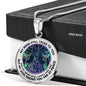 AG0608128 My Mind Still Talks To You Hummingbirds Metal Tree Of Life Luxury Necklace with Back Engraving