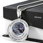 My Mind Still Talks To You Purple Butterflies Tree Of Life SP1909004 Luxury Necklace with Back Engraving