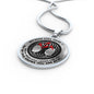 AG0608092 My Mind Still Talks To You Red Cardinals Black Celtic Knot Tree Of Life Luxury Necklace with Back Engraving