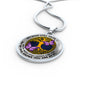 AG0608051 My Mind Still Talks To You Purple Butterflies Gold Celtic Knot Tree Of Life Luxury Necklace with Back Engraving