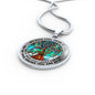 AG2208079 My Mind Still Talks To You Hummingbirds Tree Of Life Luxury Necklace with Back Engraving