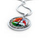 AG2008041 My Mind Still Talks To You Red Cardinals Four Seasons Tree Of Life Luxury Necklace with Back Engraving