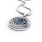 My Mind Still Talks To You Turuqoise Butterflies Tree Of Life SP1909003 Luxury Necklace with Back Engraving