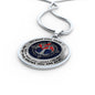 AG0608082 My Mind Still Talks To You Red Cardinals Silver Celtic Knot Tree Of Life Luxury Necklace with Back Engraving