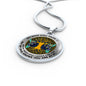 AG0608132 My Mind Still Talks To You Hummingbirds Gold Celtic Knot Tree Of Life Luxury Necklace with Back Engraving