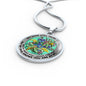 AG2908072 My Mind Still Talks To You Dragonflies Flower Luxury Necklace with Back Engraving