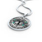 AG0608131 My Mind Still Talks To You Hummingbirds Black Celtic Knot Tree Of Life Luxury Necklace with Back Engraving