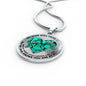 SP0109052 Mind Still Talks To You Hummingbirds Broken Heart Luxury Necklace with Back Engraving