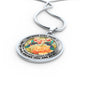 AG2908087 My Mind Still Talks To You Hummingbirds Flower Luxury Necklace with Back Engraving