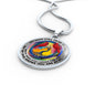 AG2008044 My Mind Still Talks To You Red Cardinals Tie DyeTree Of Life Luxury Necklace with Back Engraving