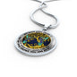 AG0408096 My Mind Still Talks To You Hummingbirds Gold Tree Of Life And Galaxy Luxury Necklace with Back Engraving